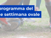 Il programma del fine settimana ovale